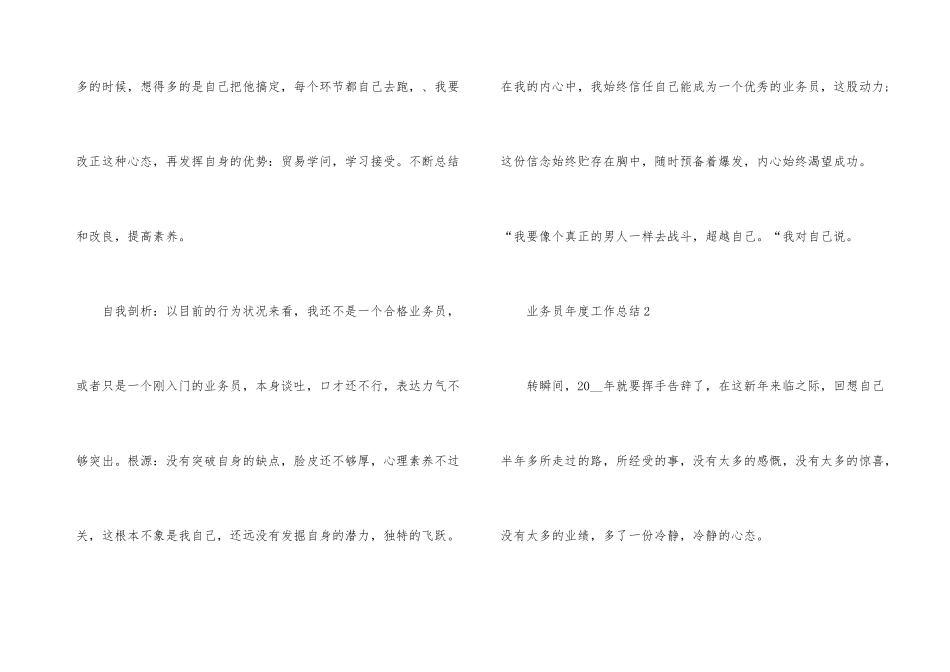 2024业务员年度工作总结_第3页