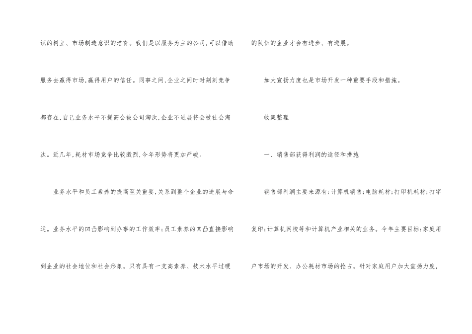 2024业务员销售计划个人范例_第2页