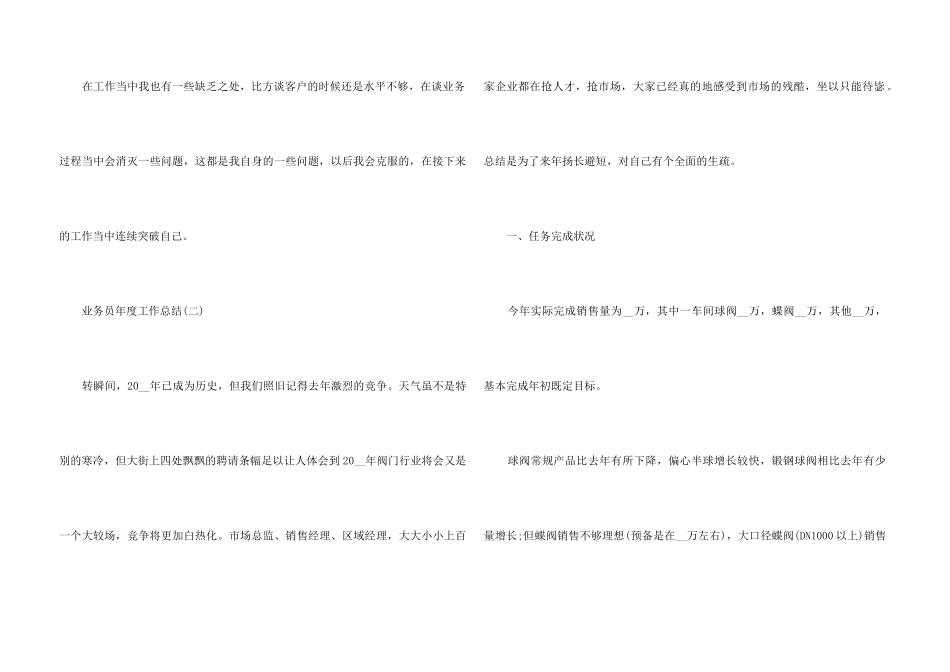 2024业务员年度工作总结5篇_第3页