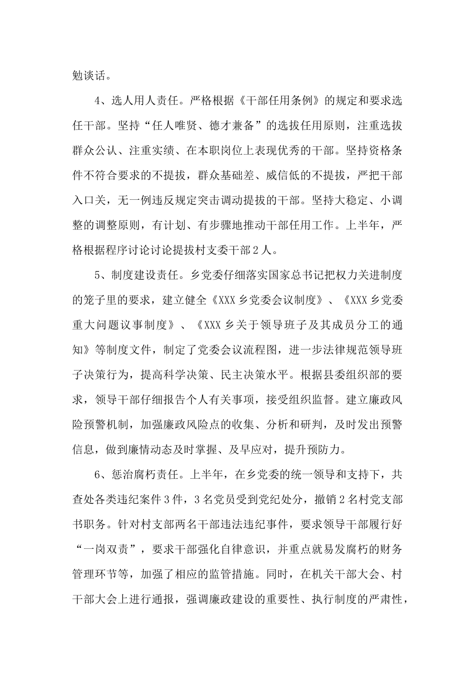 2024个人落实党风责任制的报告_第3页