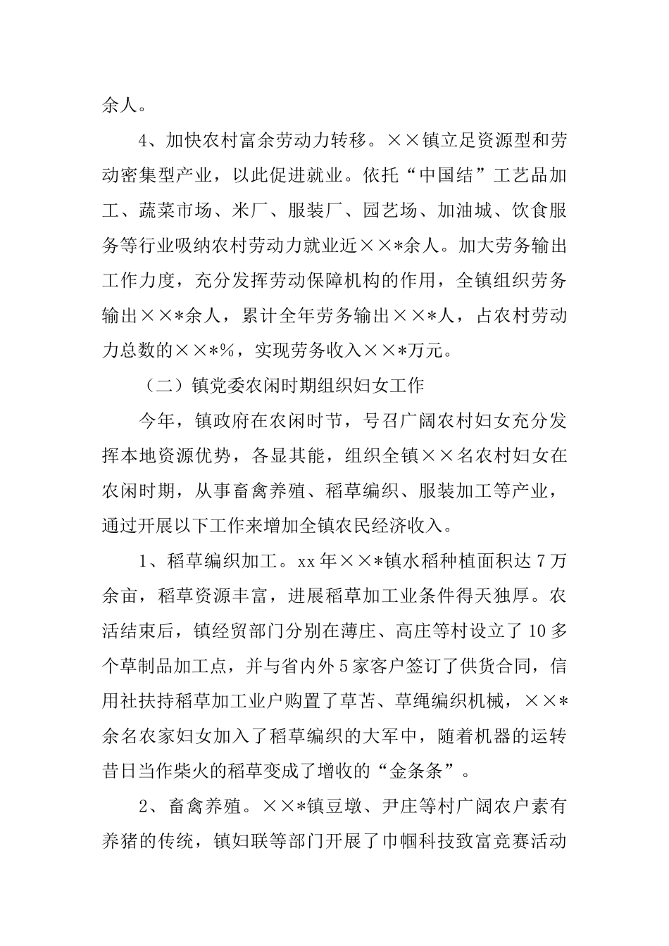 2024乡镇政府工作总结范文_第3页