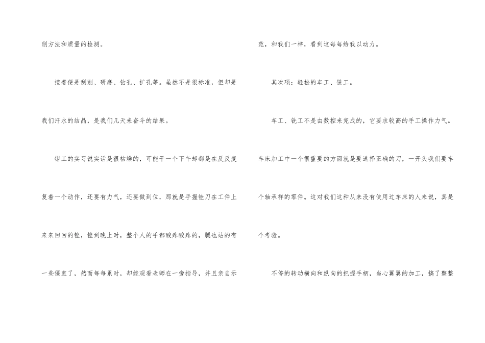 2024优秀金工实习报告总结_第2页