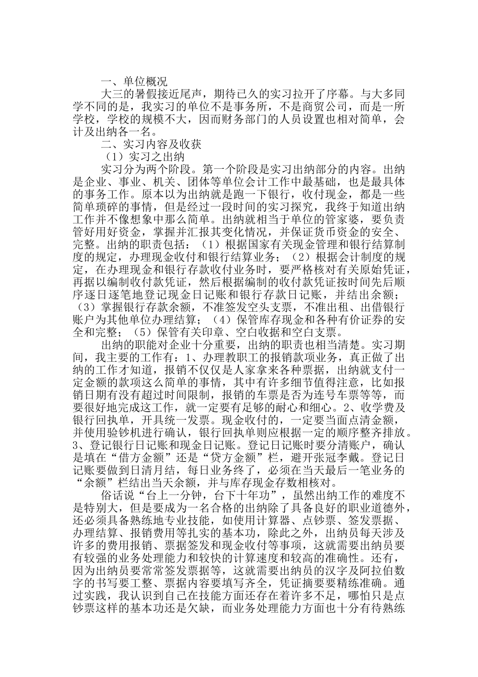 2024会计专业实训报告_第3页