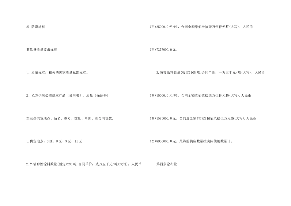 2024供货合同正确模板5篇_第2页