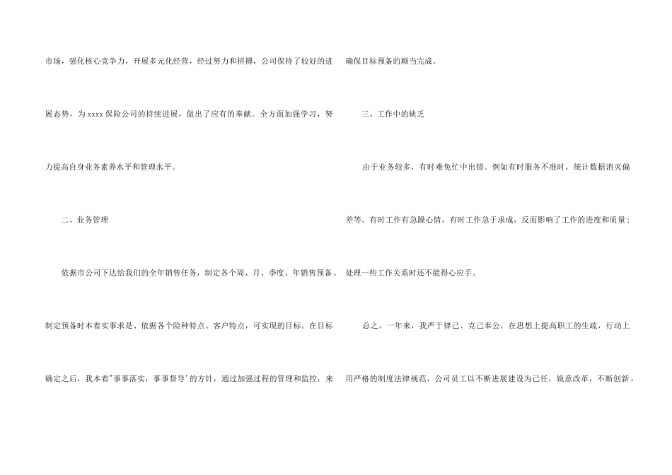 2024保险公司年终总结_第2页