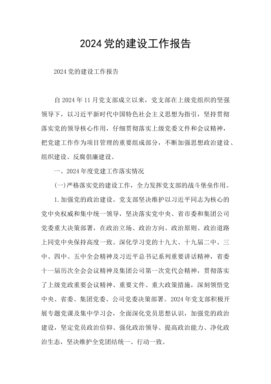 2024党的建设工作报告_第1页