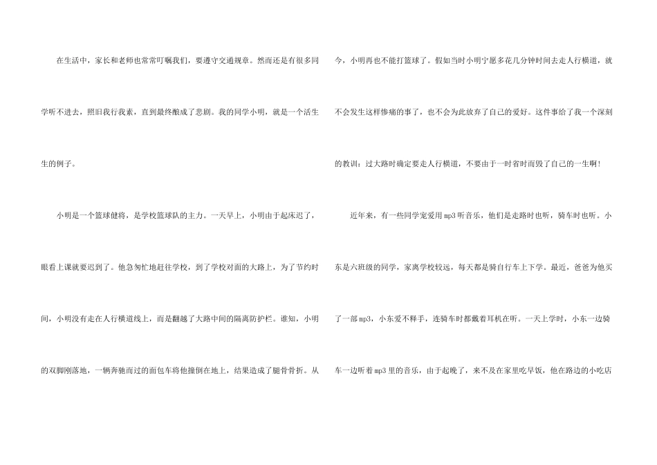 2024全国交通安全日优秀5篇_第3页
