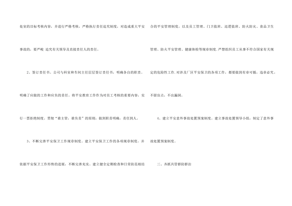 2024公司安保工作总结_第2页