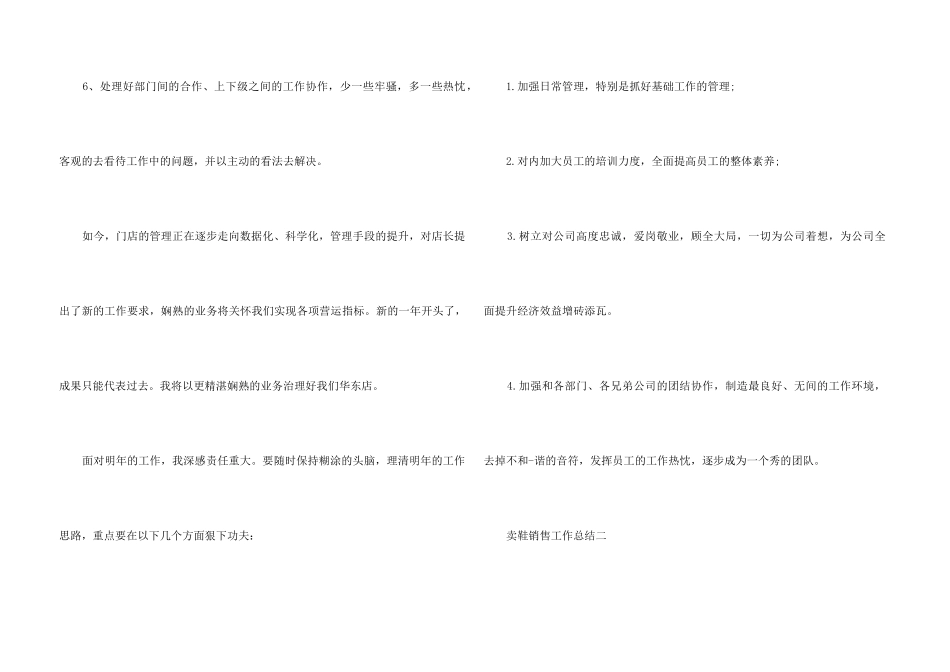 2024卖鞋销售工作总结_第3页