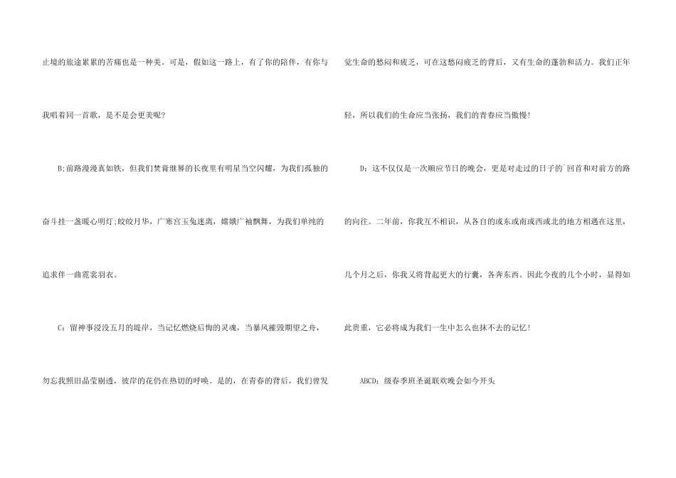 2024圣诞晚会活动方案、2024圣诞晚会活动策划书_第3页