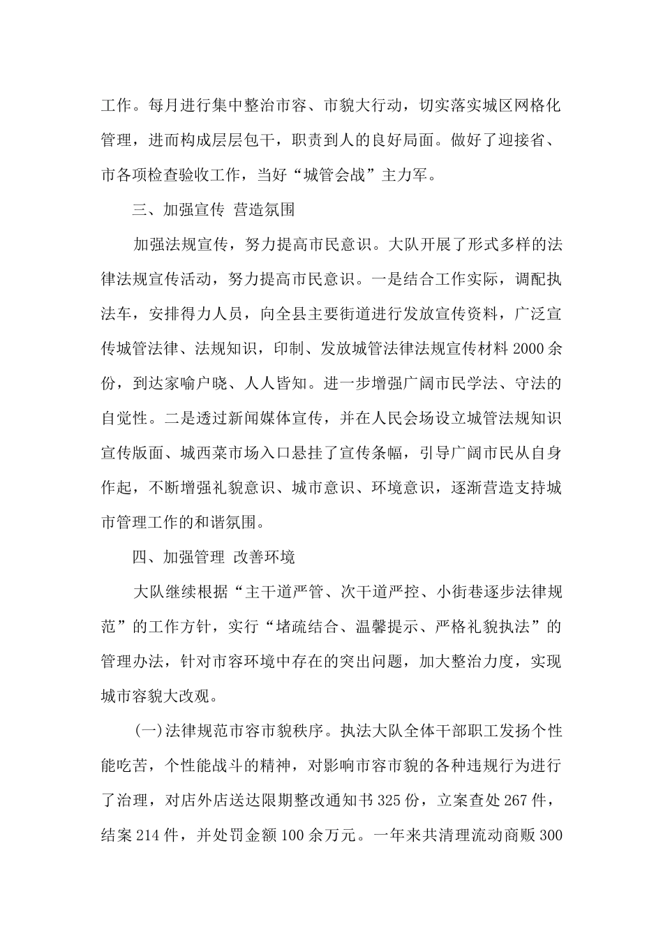 2024城管个人总结新版_第2页