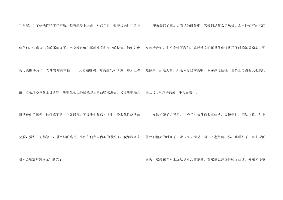 2024大学生志愿者暑期三下乡活动总结_第2页