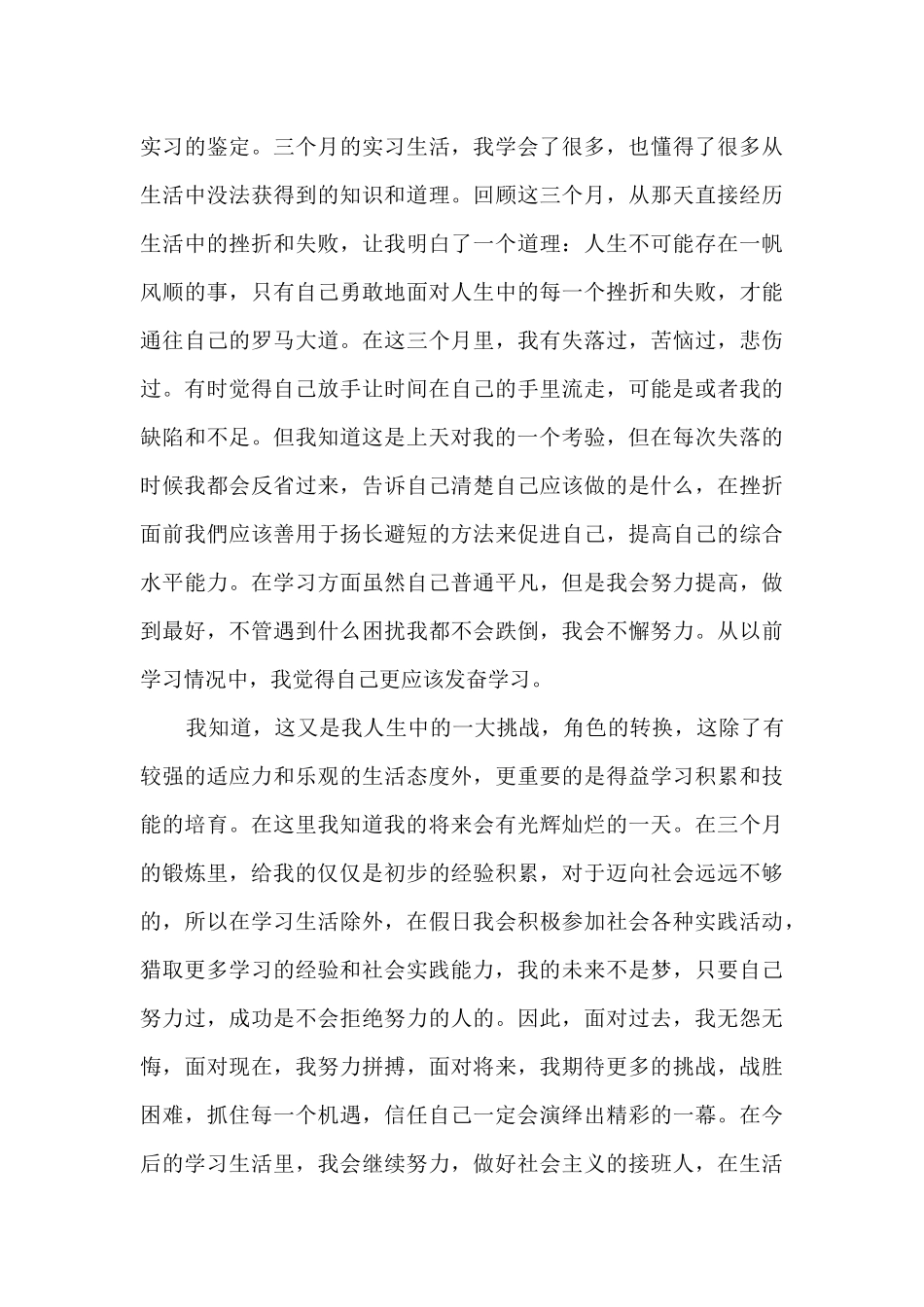 2024实习报告总结3000字_第3页