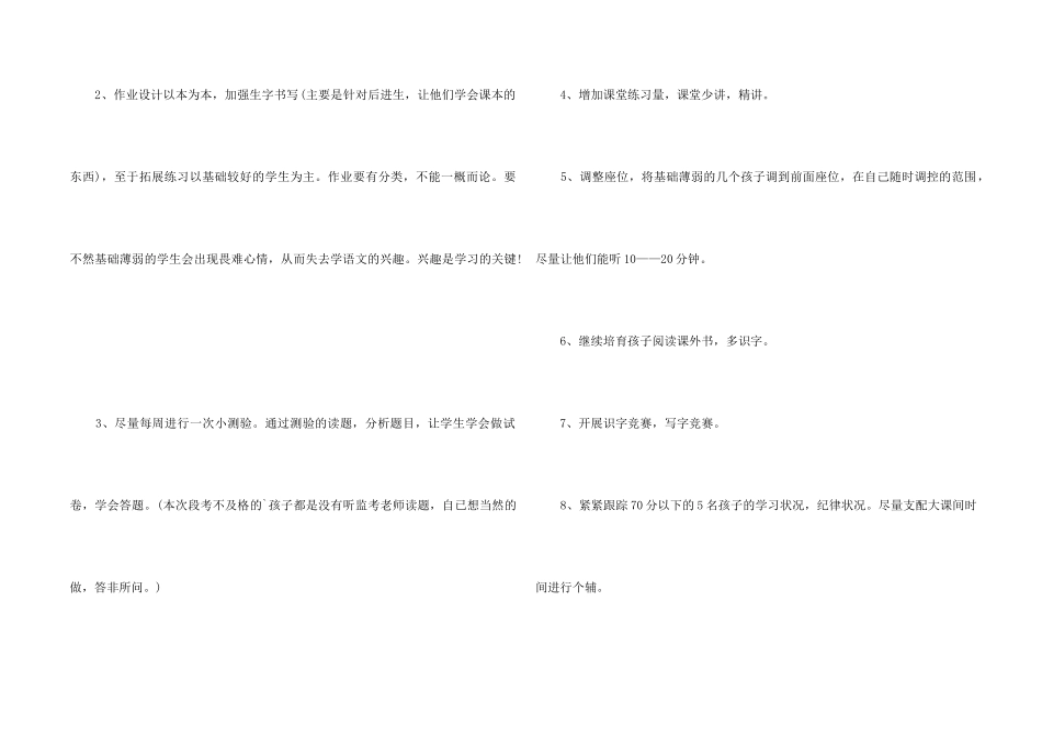 2024小学生段考心得体会600字5篇_第2页