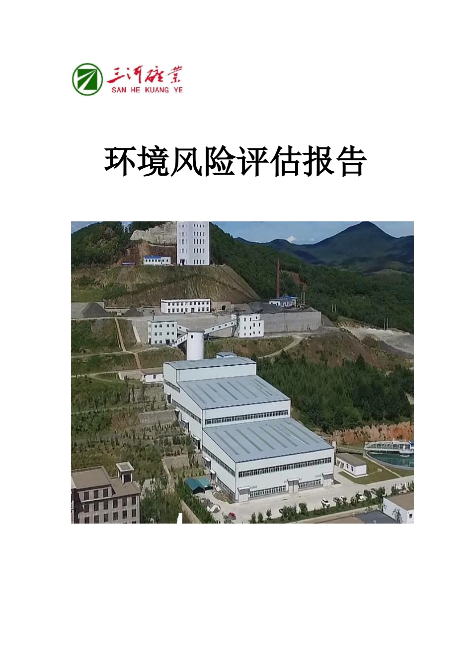 2024尾矿库环境风险评估报告_第1页