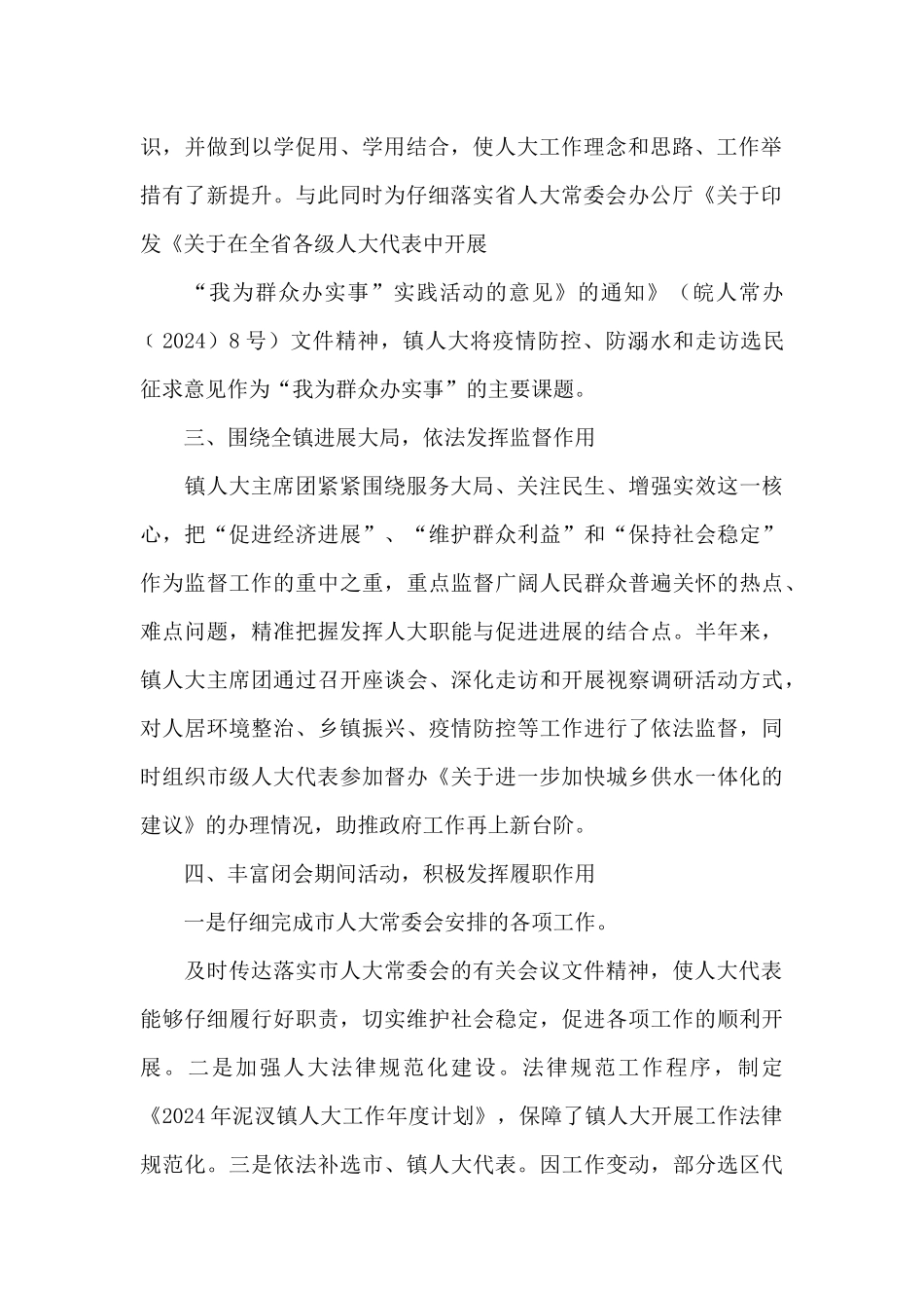 2024年XX乡镇人大工作总结_第2页