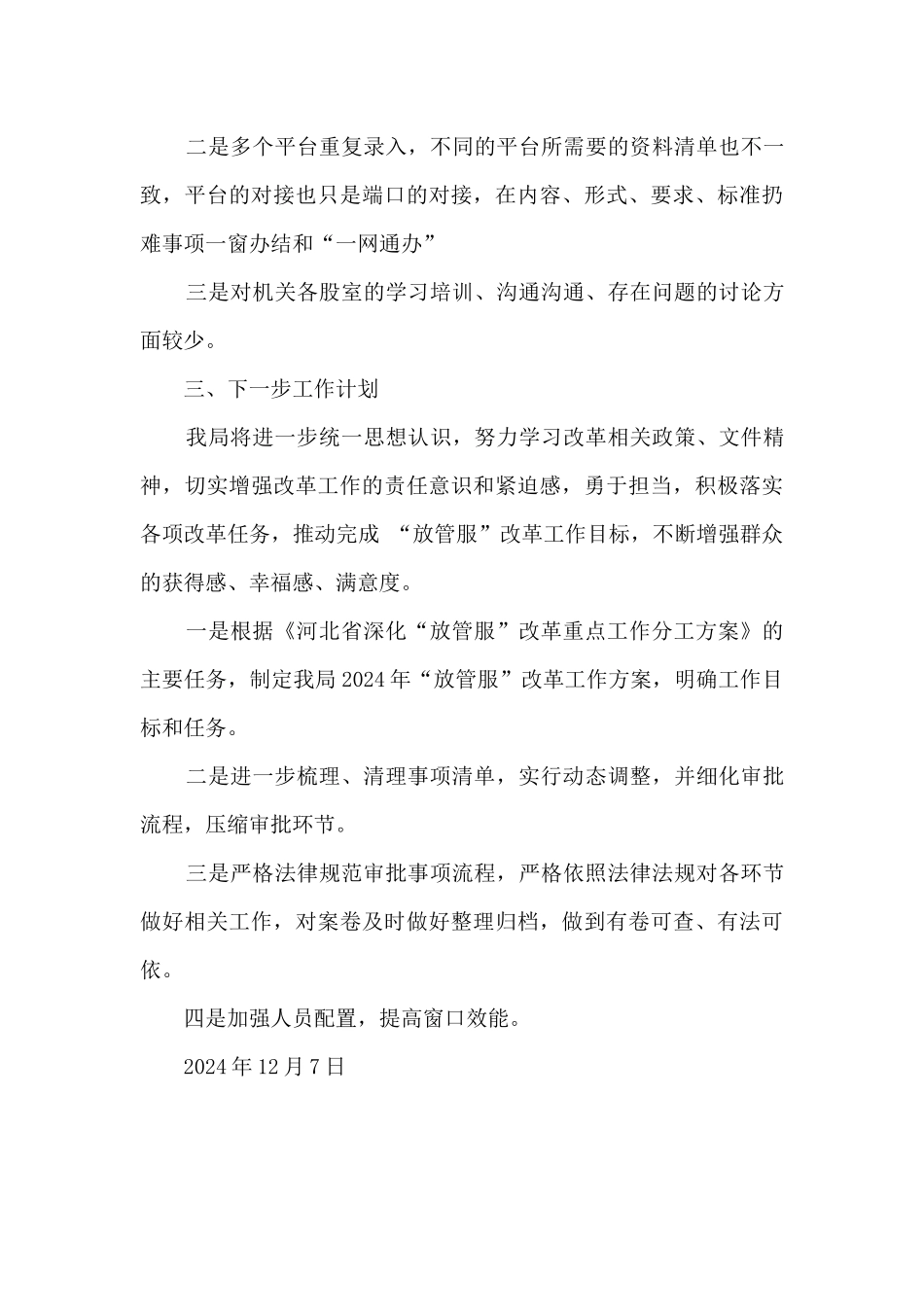 2024年“放管服”改革重点工作报告_第3页