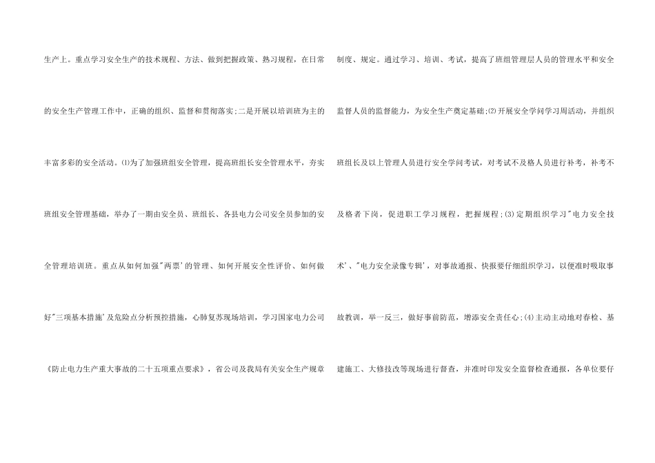 2024年上半年电力安全工作总结_第2页