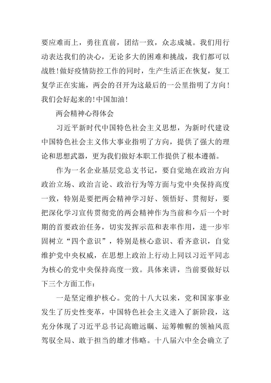 2024年两会精神学习心得10篇_第2页