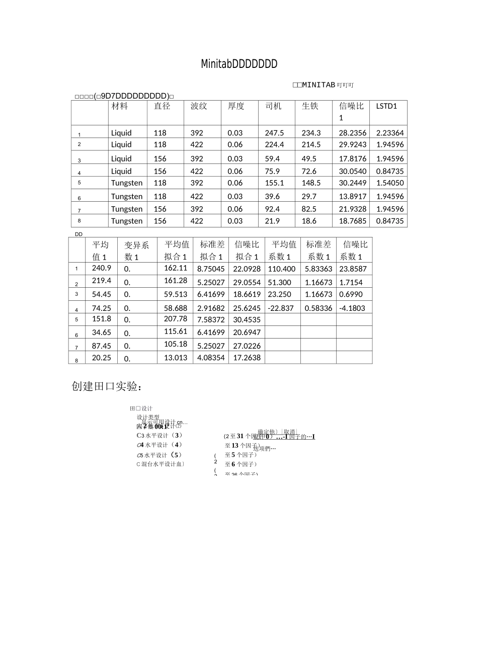 Minitab田口实验设计_第1页