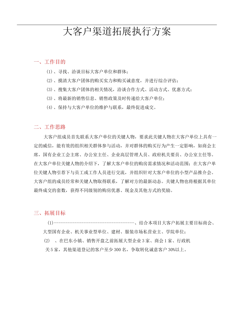 房地产住宅团购执行方案_第1页