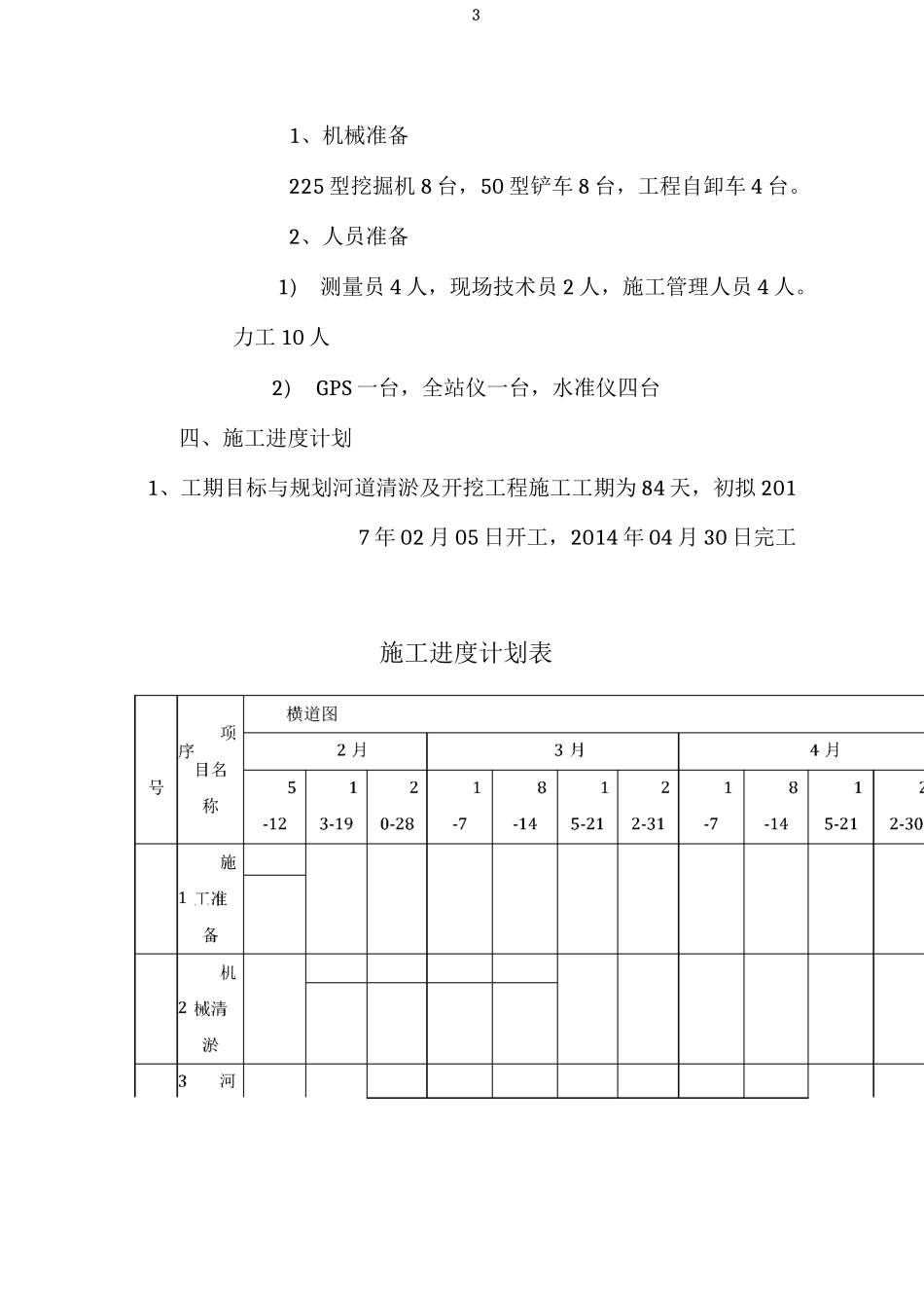 河道清理专项施工方案_第3页