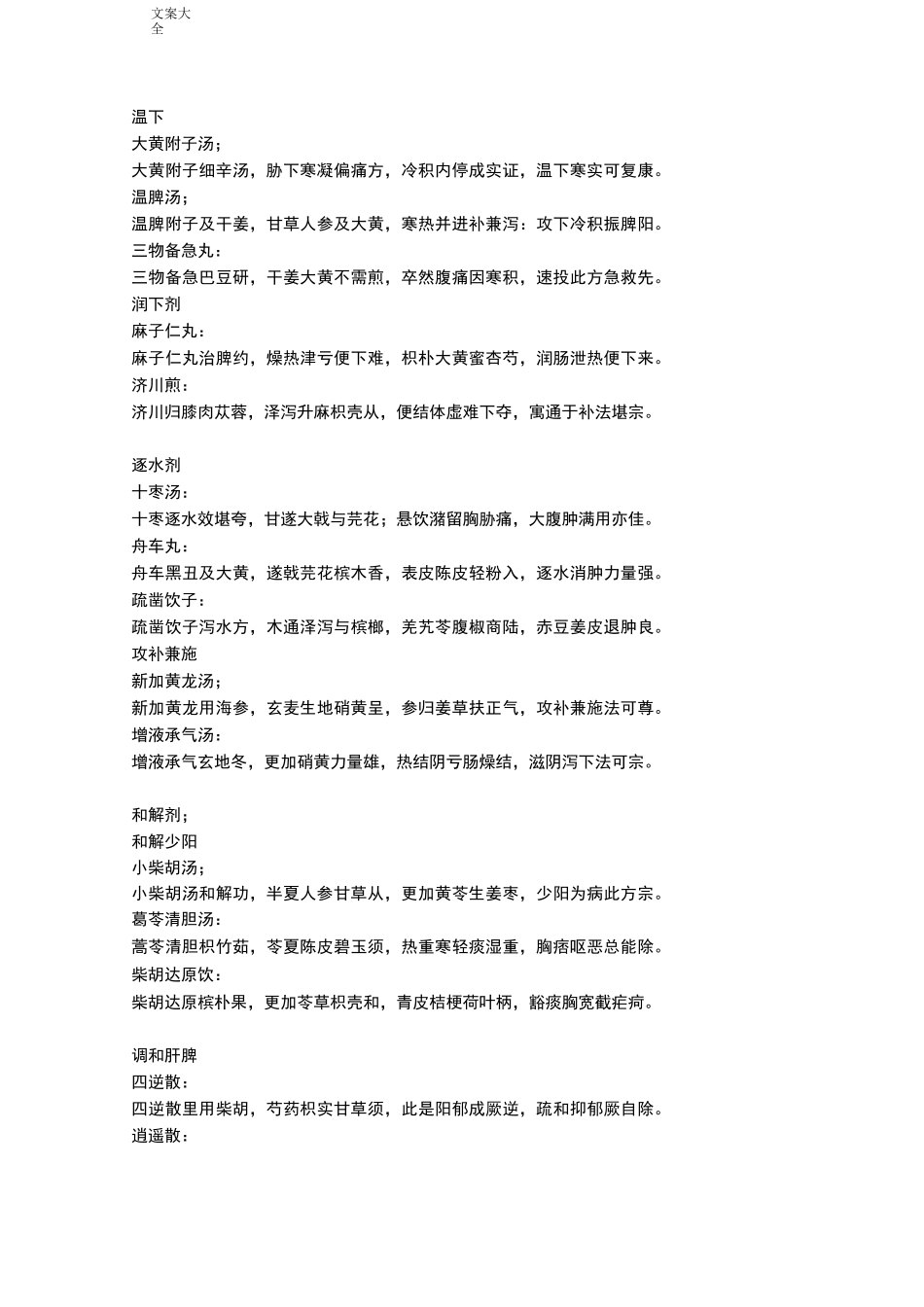 中药的方剂歌诀大全_第2页