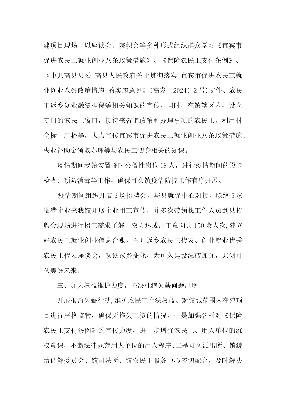 2024年乡镇农民工工作总结_第2页