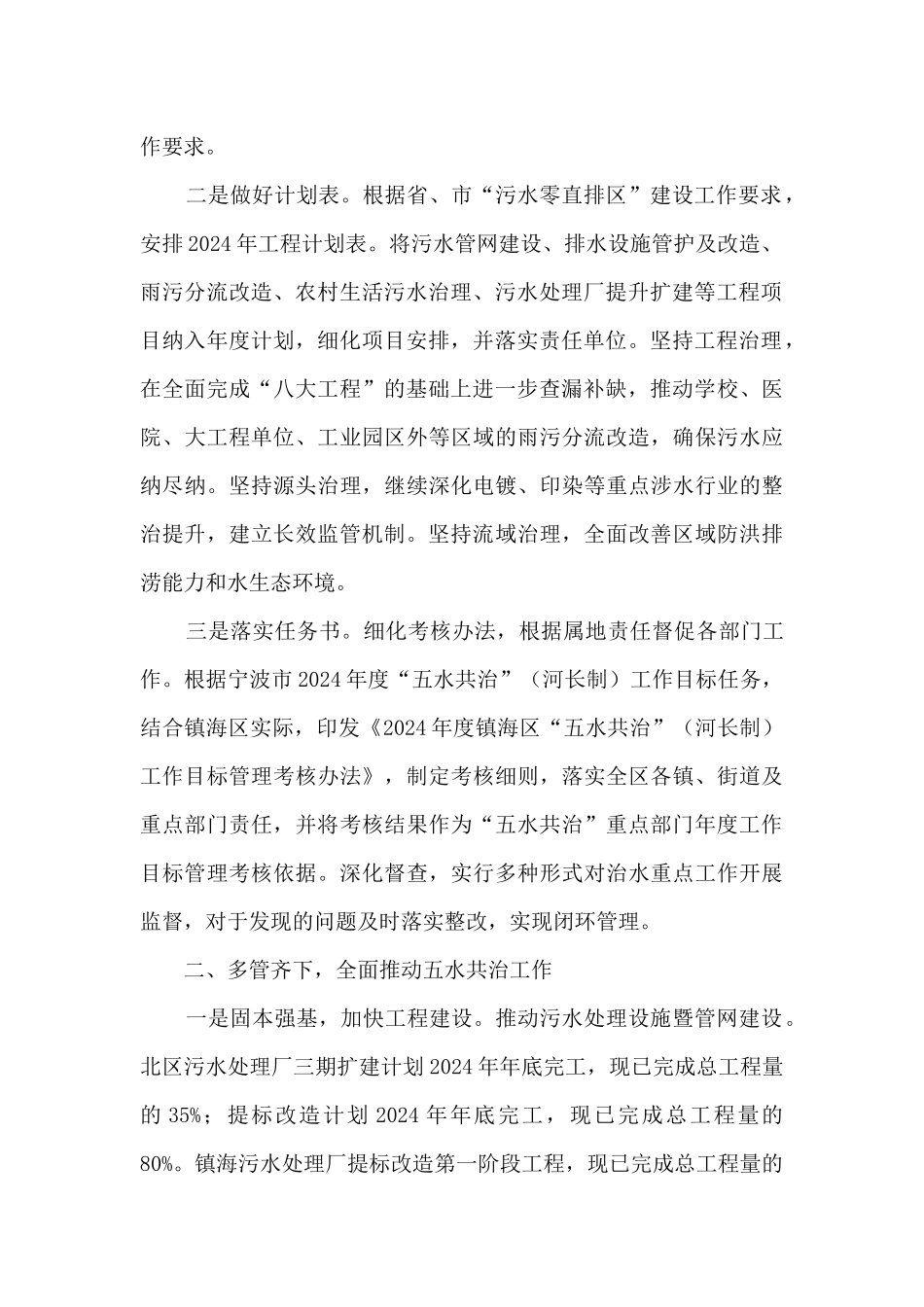 2024年五水共治工作总结_第2页