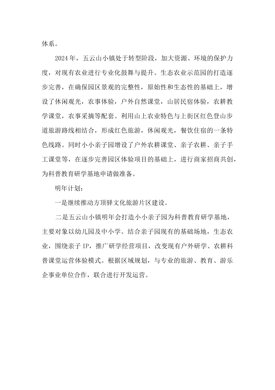 2024年休闲农业与乡村旅游工作总结_第2页