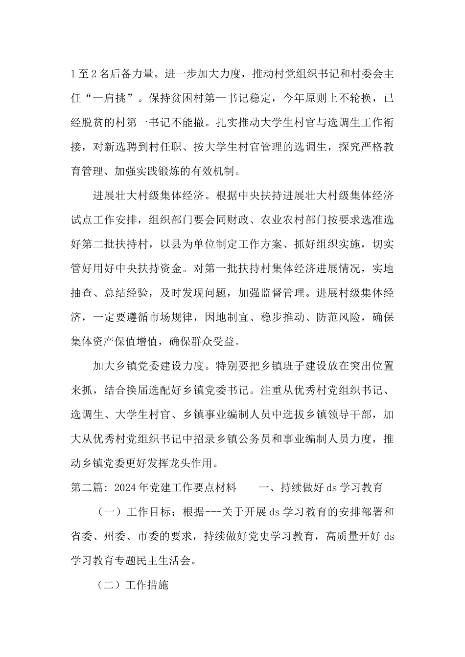 2024年党建工作要点材料_第2页