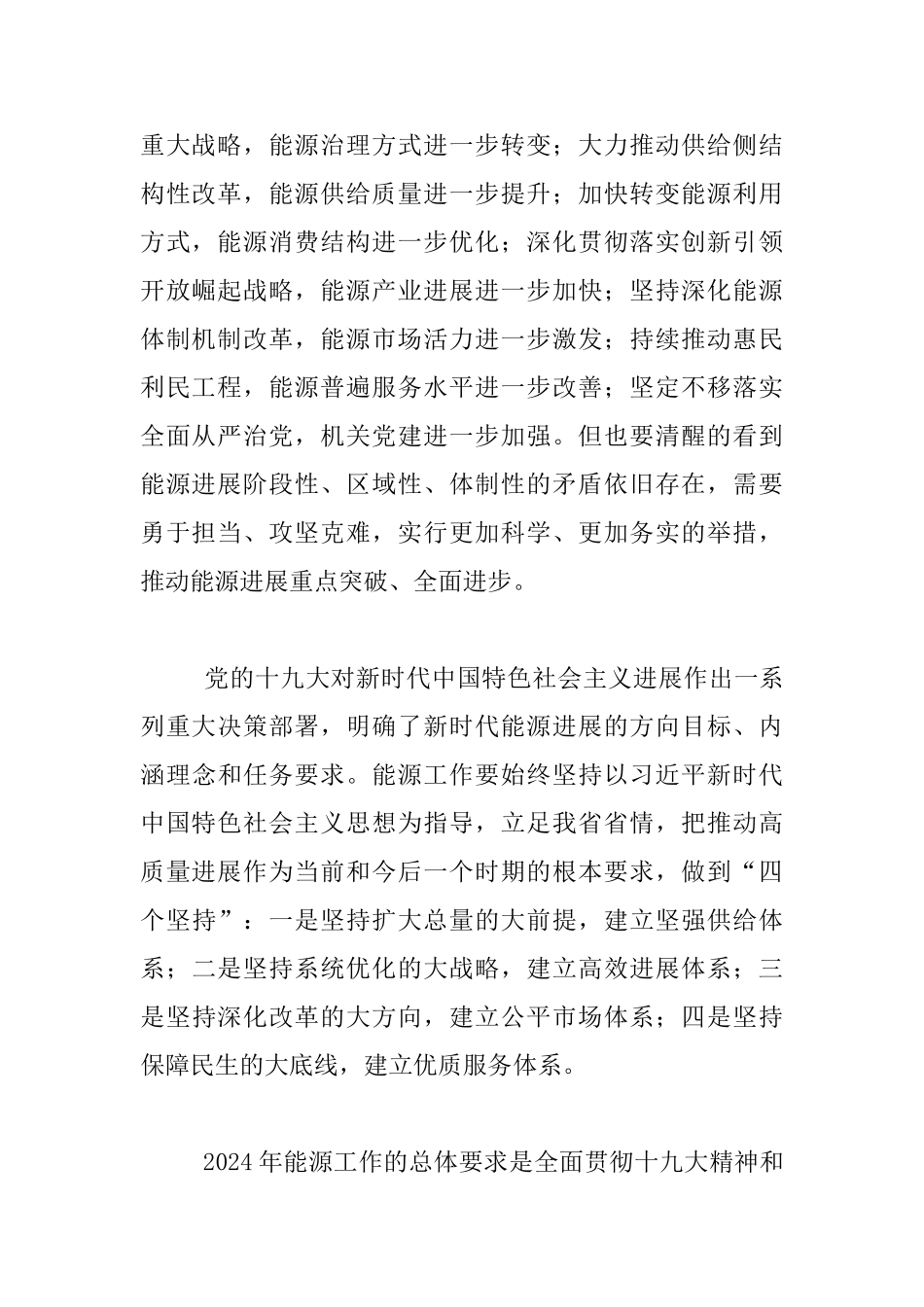 2024年全省能源工作会议发言材料_第2页