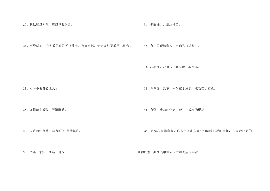 2024年八字的班级口号汇编65句_第3页