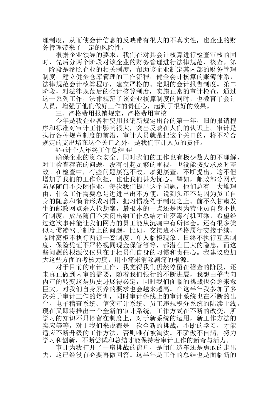 2024年公司审计年终工作个人总结范文_第3页