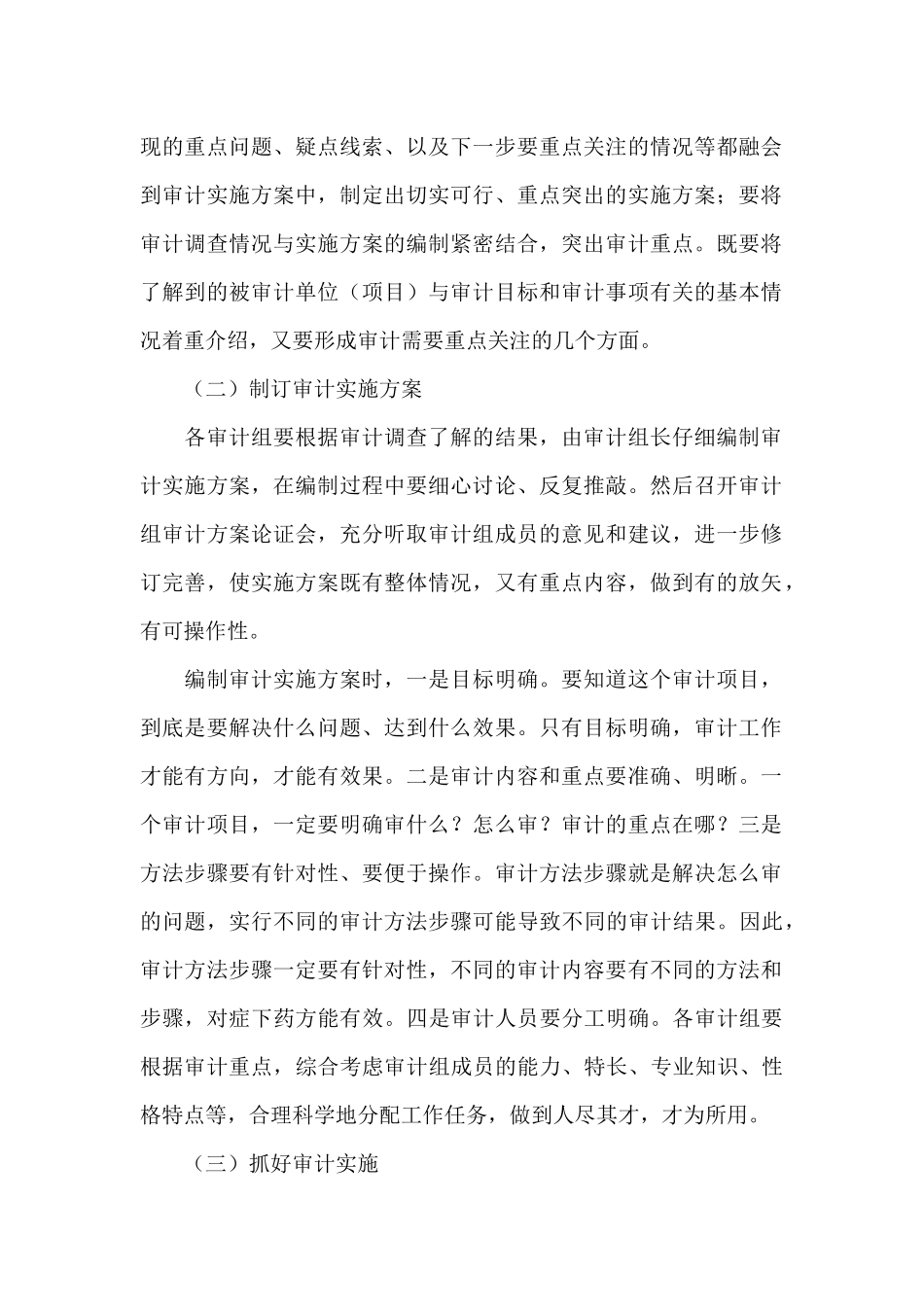 2024年创建优秀审计项目实施方案_第2页