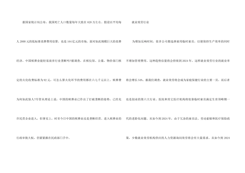 2024年创业好项目_第2页