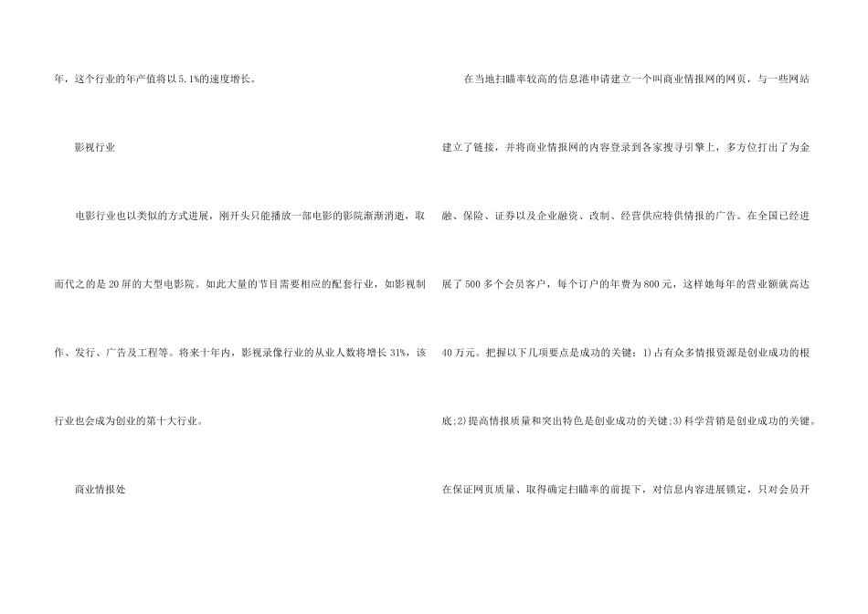 2024年创业好项目_第3页