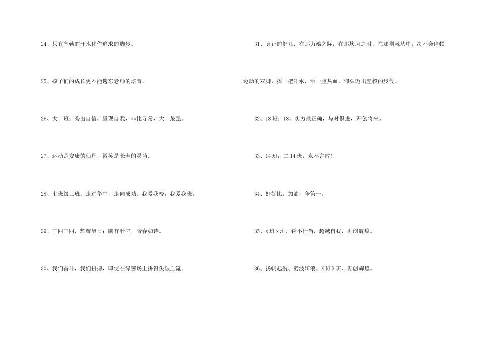 2024年加油的运动会口号合集50条_第3页