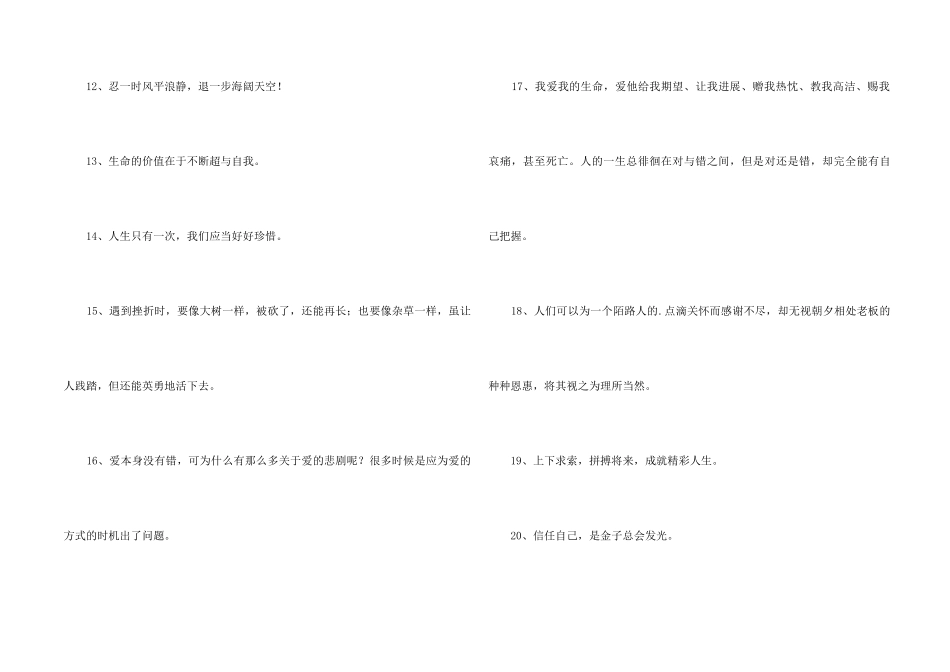 2024年励志座右铭集锦40句_第2页