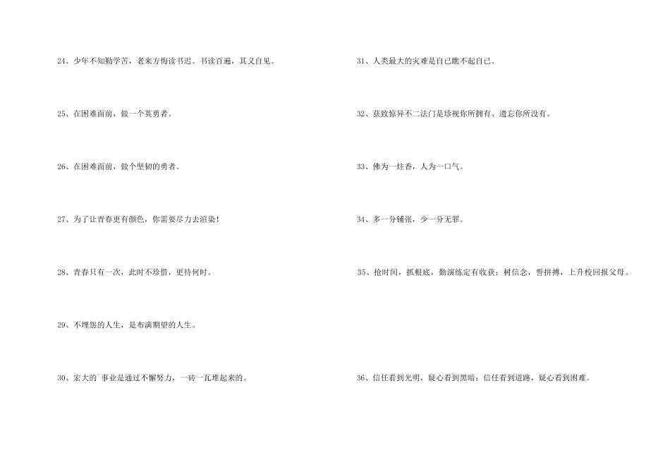 2024年励志座右铭集合66条_第3页