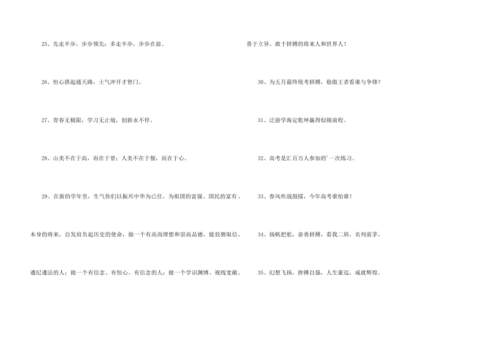 2024年励志标语汇总76句_第3页