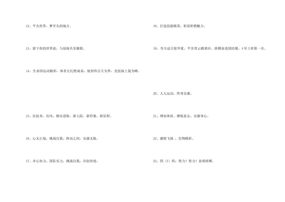 2024年励志的比赛口号47句_第2页