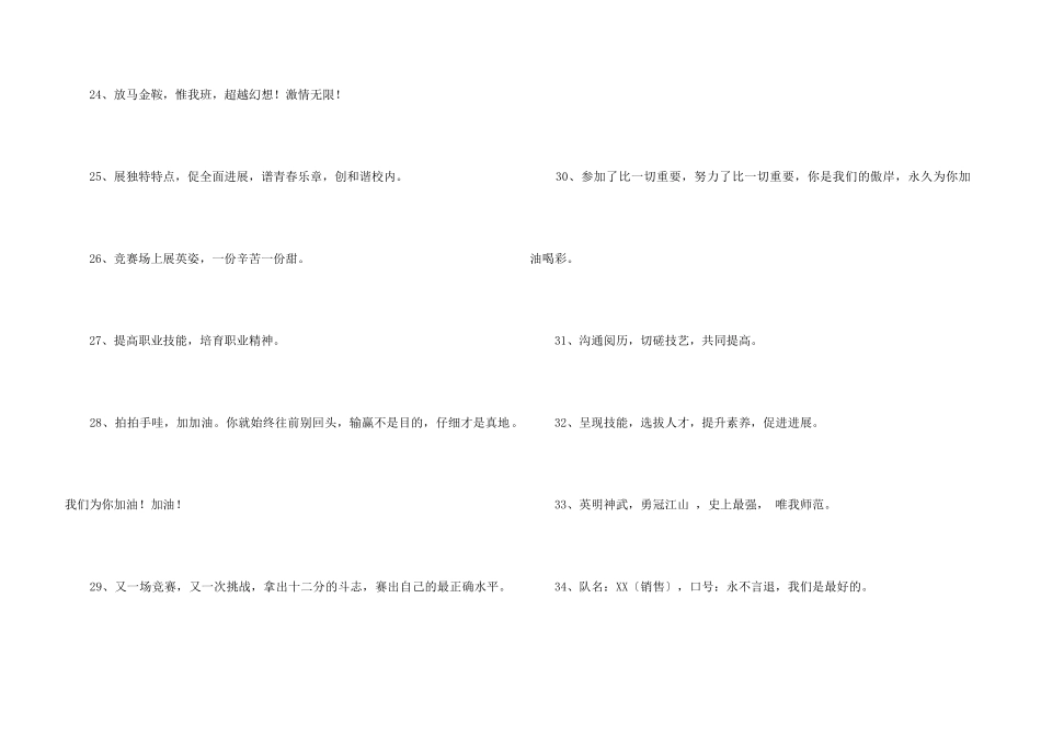 2024年励志的比赛口号47句_第3页