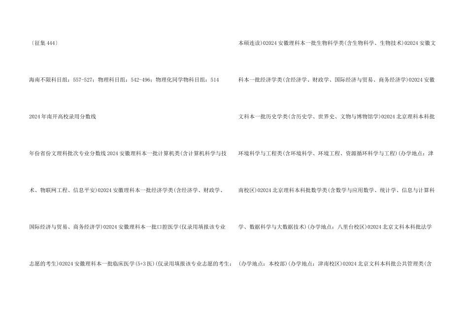2024年南开大学录取分数线_第3页