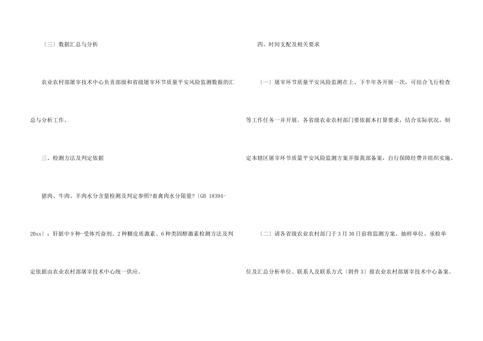 2024年国家屠宰环节质量安全风险活动方案_第3页