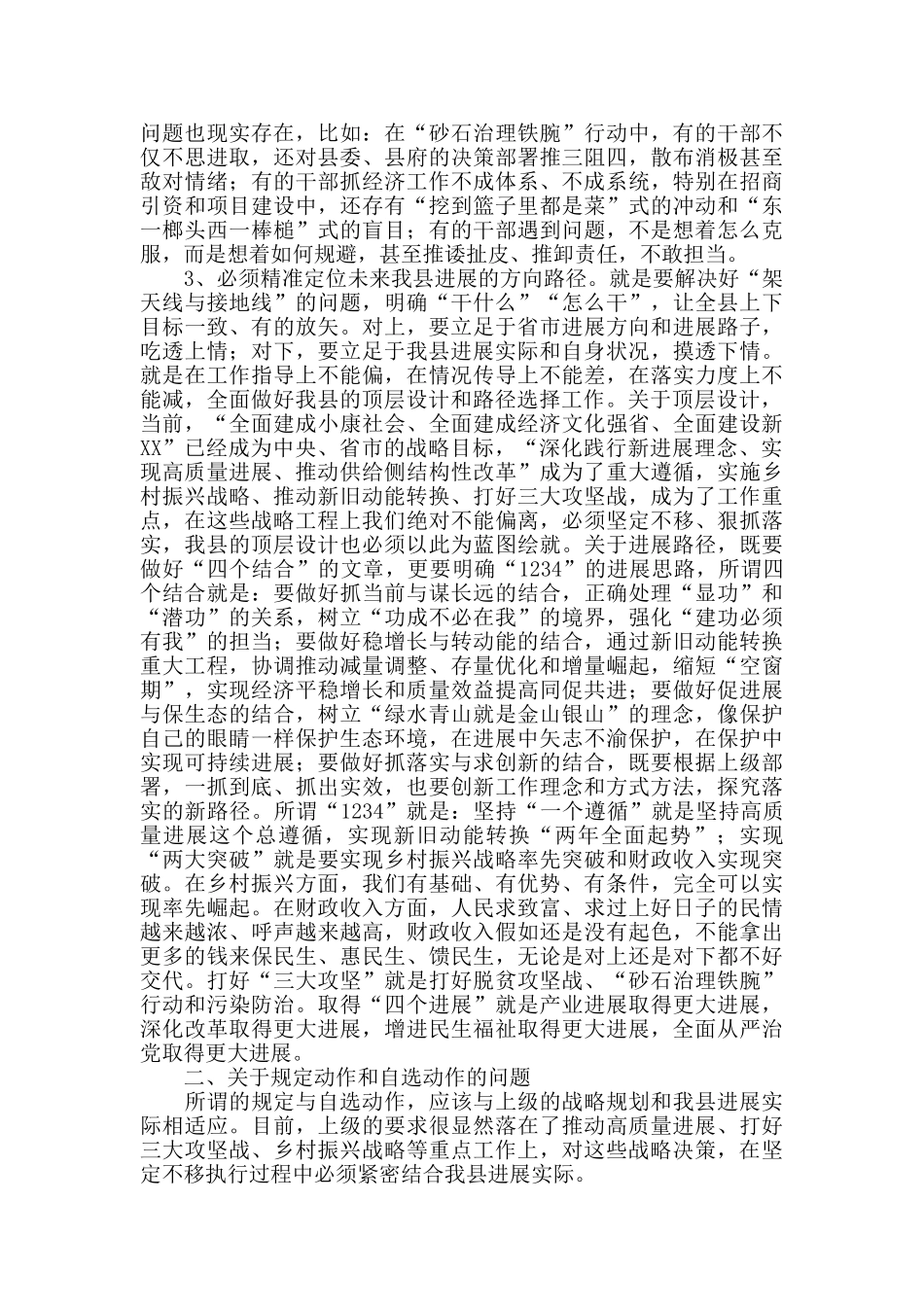 2024年在县委务虚会上的发言_第2页