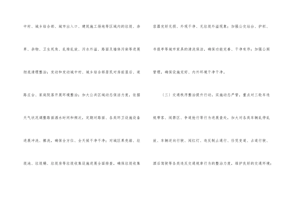 2024年城市管理专项整治方案_第3页