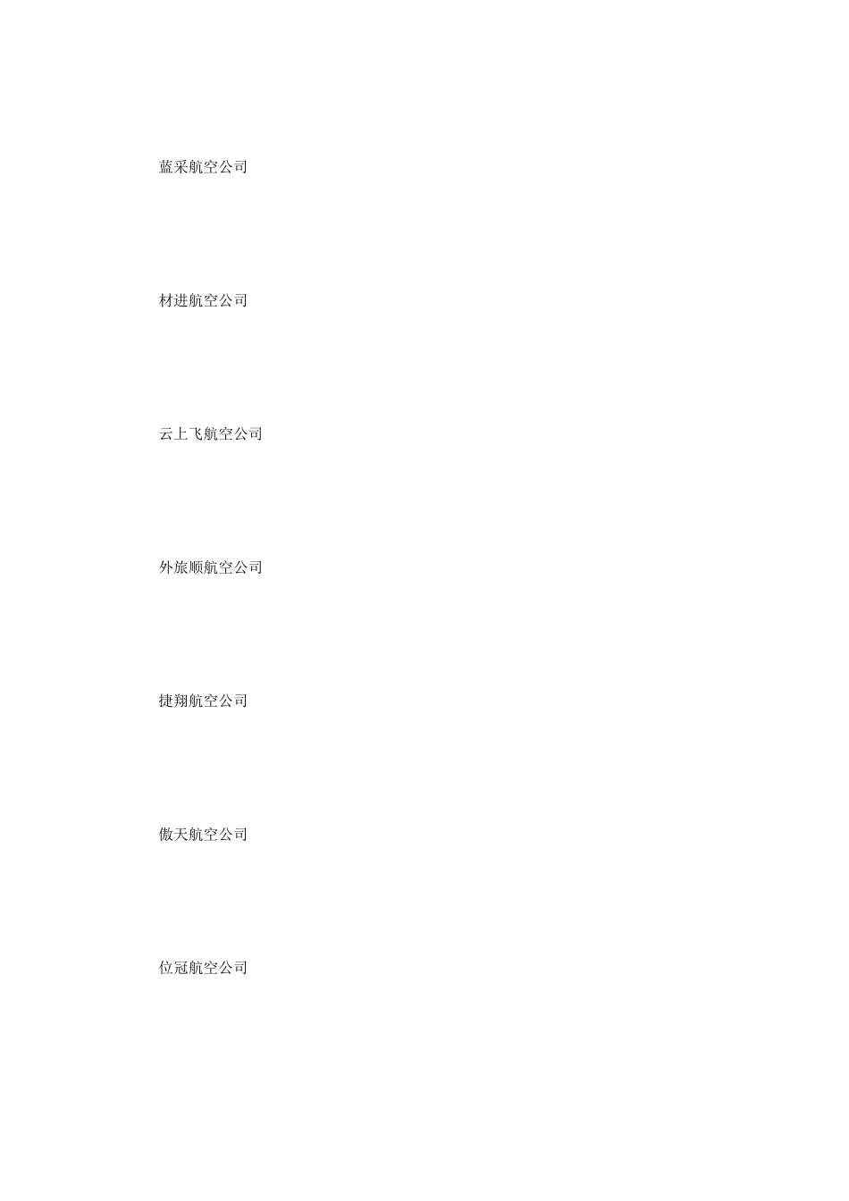2024年好听的航空公司名称_第3页