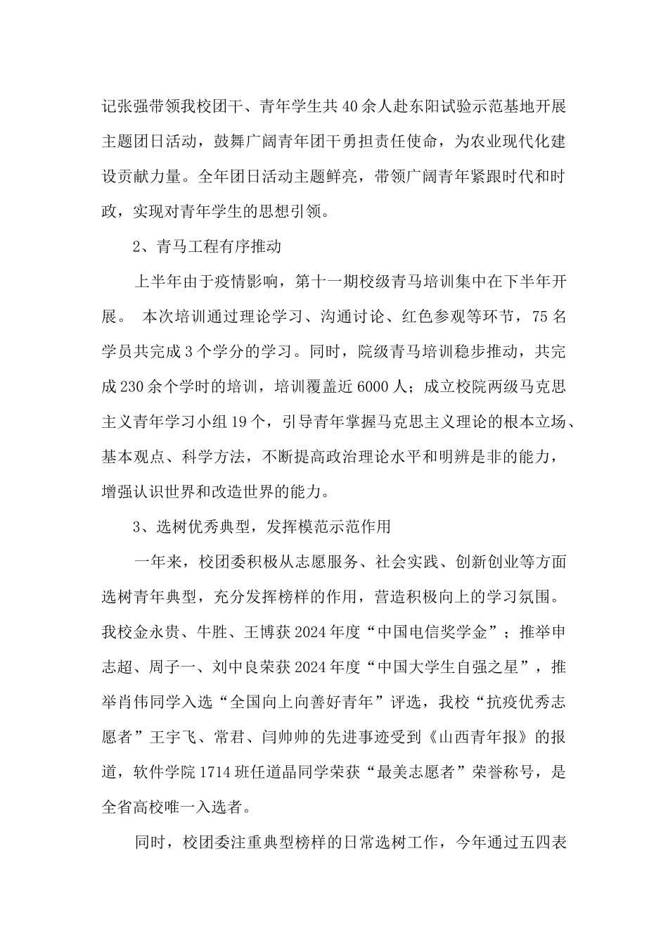 2024年学校团委领导班子工作总结_第3页