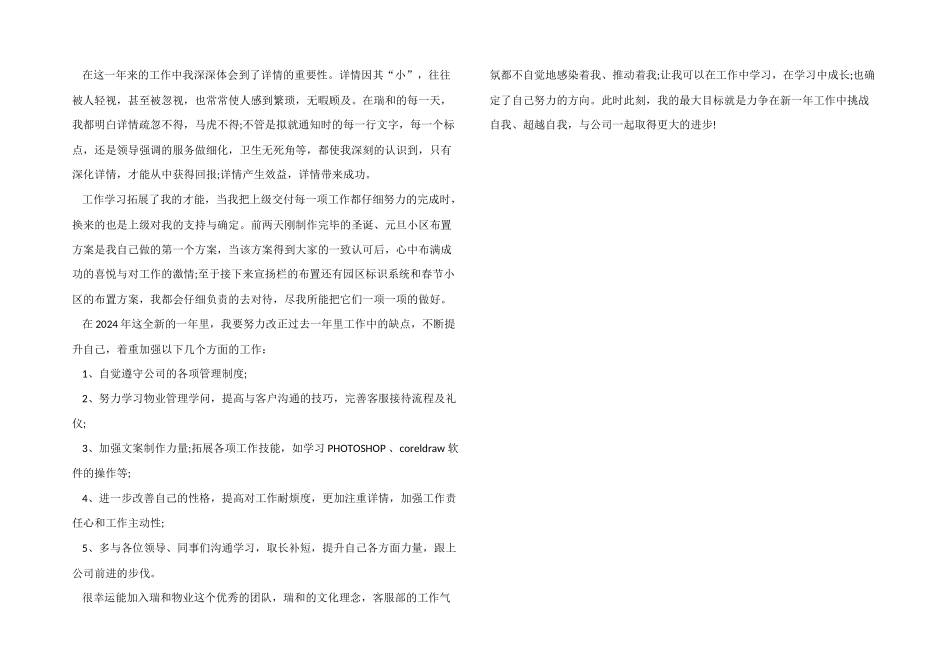 2024年客服年终工作总结和计划_第2页